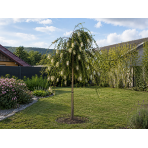 Tyčinkovec kopijovitolistý (Callistemon pallidus) ´BIANCO´ PENDULA - výška 200-220 cm, kont. C15L -  NA KMIENKU, biely